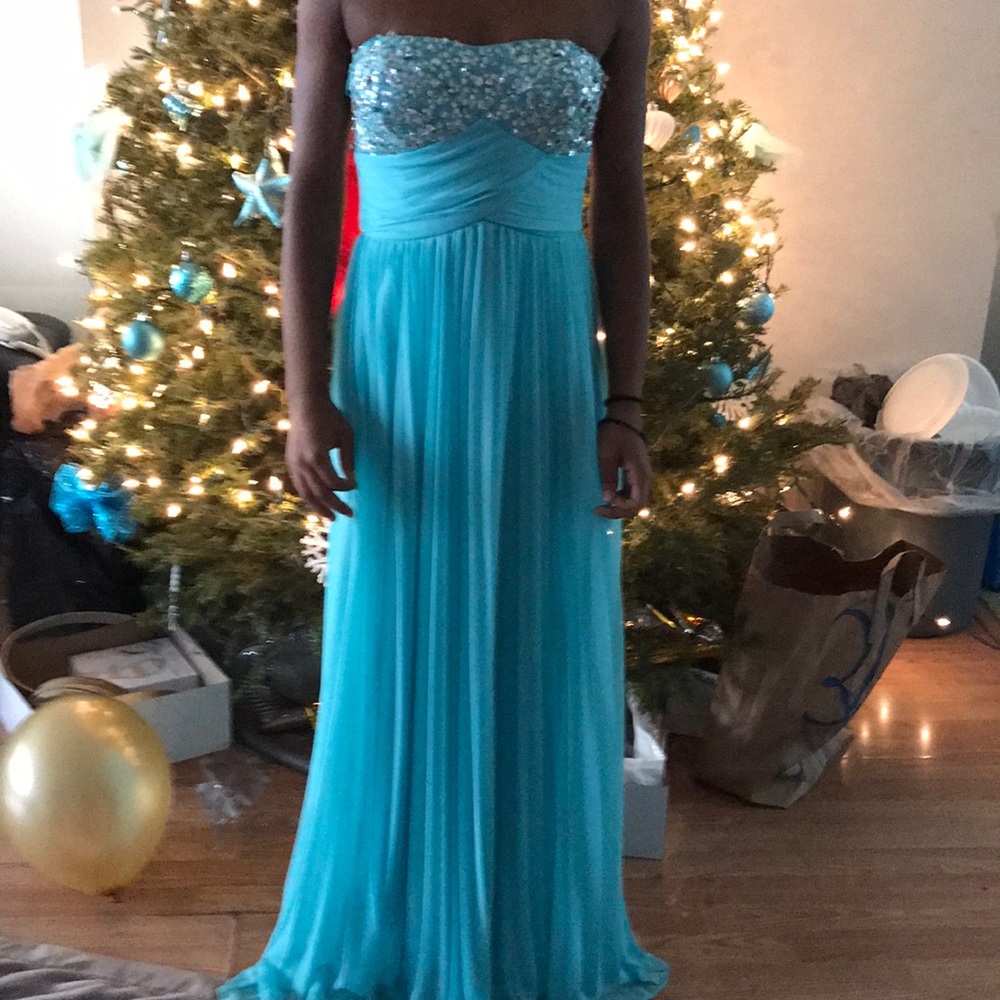 Pleated gown
